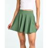 image:imageReal Essentials 4 Pack Womens Basic Casual Stretchy Mini Skirt  Skater ALine Flowy Flared Available in Plus SizeSet 3