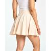 image:imageReal Essentials 4 Pack Womens Basic Casual Stretchy Mini Skirt  Skater ALine Flowy Flared Available in Plus SizeSet 3