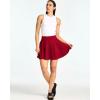 image:imageReal Essentials 4 Pack Womens Basic Casual Stretchy Mini Skirt  Skater ALine Flowy Flared Available in Plus SizeSet 5
