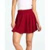 image:imageReal Essentials 4 Pack Womens Basic Casual Stretchy Mini Skirt  Skater ALine Flowy Flared Available in Plus SizeSet 5
