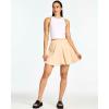 image:imageReal Essentials 4 Pack Womens Basic Casual Stretchy Mini Skirt  Skater ALine Flowy Flared Available in Plus SizeSet 8