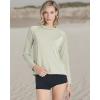 image:imageReal Essentials 4 Pack Womens Long Sleeve Rash Guard Moisture Wicking Shirts  Sun Protection Quick Dry SPF 50 Tops PlusLong Sleeve Set 2