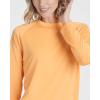 image:imageReal Essentials 4 Pack Womens Long Sleeve Rash Guard Moisture Wicking Shirts  Sun Protection Quick Dry SPF 50 Tops PlusLong Sleeve Set 3