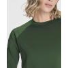 image:imageReal Essentials 4 Pack Womens Long Sleeve Rash Guard Moisture Wicking Shirts  Sun Protection Quick Dry SPF 50 Tops PlusLong Sleeve Set 3