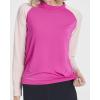 image:imageReal Essentials 4 Pack Womens Long Sleeve Rash Guard Moisture Wicking Shirts  Sun Protection Quick Dry SPF 50 Tops PlusLong Sleeve Set 4