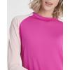 image:imageReal Essentials 4 Pack Womens Long Sleeve Rash Guard Moisture Wicking Shirts  Sun Protection Quick Dry SPF 50 Tops PlusLong Sleeve Set 4
