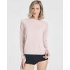 image:imageReal Essentials 4 Pack Womens Long Sleeve Rash Guard Moisture Wicking Shirts  Sun Protection Quick Dry SPF 50 Tops PlusLong Sleeve Set 5