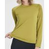 image:imageReal Essentials 4 Pack Womens Long Sleeve Rash Guard Moisture Wicking Shirts  Sun Protection Quick Dry SPF 50 Tops PlusLong Sleeve Set 7