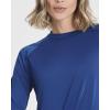 image:imageReal Essentials 4 Pack Womens Long Sleeve Rash Guard Moisture Wicking Shirts  Sun Protection Quick Dry SPF 50 Tops PlusLong Sleeve Set 7
