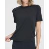 image:imageReal Essentials 4 Pack Womens Sun Shirt UPF 50 Short Sleeve UV Protection Quick Dry Rash Guard Hiking Top Plus AvailableSet 1