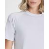 image:imageReal Essentials 4 Pack Womens Sun Shirt UPF 50 Short Sleeve UV Protection Quick Dry Rash Guard Hiking Top Plus AvailableSet 7
