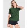 image:imageReal Essentials 4 Pack Womens Sun Shirt UPF 50 Short Sleeve UV Protection Quick Dry Rash Guard Hiking Top Plus AvailableSet 8