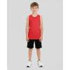 image:imageReal Essentials 5 Pack Boys Breeze Tech Tank Top  Sleeveless Athletic Shirt for Kids Youth Teens Ages 618Set 1