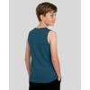 image:imageReal Essentials 5 Pack Boys Breeze Tech Tank Top  Sleeveless Athletic Shirt for Kids Youth Teens Ages 618Set 2