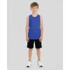 image:imageReal Essentials 5 Pack Boys Breeze Tech Tank Top  Sleeveless Athletic Shirt for Kids Youth Teens Ages 618Set 3