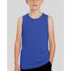 image:imageReal Essentials 5 Pack Boys Breeze Tech Tank Top  Sleeveless Athletic Shirt for Kids Youth Teens Ages 618Set 3