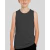 image:imageReal Essentials 5 Pack Boys Breeze Tech Tank Top  Sleeveless Athletic Shirt for Kids Youth Teens Ages 618Set 5