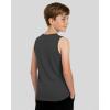 image:imageReal Essentials 5 Pack Boys Breeze Tech Tank Top  Sleeveless Athletic Shirt for Kids Youth Teens Ages 618Set 5