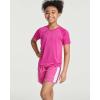 image:imageReal Essentials 5 Pack Girls Rash Guard Swim Shirts  Short Sleeve UPF Sun Protection Tops Ages 416Set 6