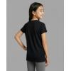 image:imageReal Essentials 5 Pack Girls Short Sleeve DryFit Athletic TShirt  Active Gym Crew Neck Tops for Teens Kids Ages 416Set 13