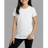 image:imageReal Essentials 5 Pack Girls Short Sleeve DryFit Athletic TShirt  Active Gym Crew Neck Tops for Teens Kids Ages 416Set 13