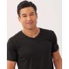 image:imageReal Essentials 5 Pack Mens Mesh Short Sleeve VNeck TShirt  Athletic Dry Fit V Neck Workout Shirt Big amp Tall AvailableSet 7