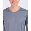 image:imageReal Essentials 5 Pack Mens Mesh Short Sleeve VNeck TShirt  Athletic Dry Fit V Neck Workout Shirt Big amp Tall AvailableSet 8