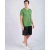 image:imageReal Essentials 5 Pack Mens Mesh Short Sleeve VNeck TShirt  Athletic Dry Fit V Neck Workout Shirt Big amp Tall AvailableSet 8