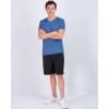 image:imageReal Essentials 5 Pack Mens Mesh Short Sleeve VNeck TShirt  Athletic Dry Fit V Neck Workout Shirt Big amp Tall AvailableSet 9