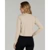 image:imageReal Essentials 5 Pack Womens DryFit Long Sleeve Crop Top  Running Workout Gym Athletic Crew Neck Shirt Plus AvailableSet 10