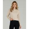 image:imageReal Essentials 5 Pack Womens DryFit Long Sleeve Crop Top  Running Workout Gym Athletic Crew Neck Shirt Plus AvailableSet 10