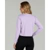 image:imageReal Essentials 5 Pack Womens DryFit Long Sleeve Crop Top  Running Workout Gym Athletic Crew Neck Shirt Plus AvailableSet 11
