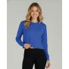 image:imageReal Essentials 5 Pack Womens DryFit Long Sleeve Crop Top  Running Workout Gym Athletic Crew Neck Shirt Plus AvailableSet 3