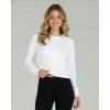 image:imageReal Essentials 5 Pack Womens DryFit Long Sleeve Crop Top  Running Workout Gym Athletic Crew Neck Shirt Plus AvailableSet 5