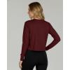 image:imageReal Essentials 5 Pack Womens DryFit Long Sleeve Crop Top  Running Workout Gym Athletic Crew Neck Shirt Plus AvailableSet 9