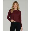 image:imageReal Essentials 5 Pack Womens DryFit Long Sleeve Crop Top  Running Workout Gym Athletic Crew Neck Shirt Plus AvailableSet 9