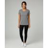 image:imageReal Essentials 5 Pack Womens DryFit Short Sleeve V Neck T Shirt Workout Fitness Yoga Top Tee Available in Plus SizeSet 10