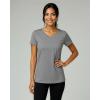 image:imageReal Essentials 5 Pack Womens DryFit Short Sleeve V Neck T Shirt Workout Fitness Yoga Top Tee Available in Plus SizeSet 10