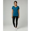 image:imageReal Essentials 5 Pack Womens DryFit Short Sleeve V Neck T Shirt Workout Fitness Yoga Top Tee Available in Plus SizeSet 13