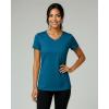 image:imageReal Essentials 5 Pack Womens DryFit Short Sleeve V Neck T Shirt Workout Fitness Yoga Top Tee Available in Plus SizeSet 13