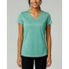 image:imageReal Essentials 5 Pack Womens DryFit Short Sleeve V Neck T Shirt Workout Fitness Yoga Top Tee Available in Plus SizeSet 15