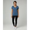 image:imageReal Essentials 5 Pack Womens DryFit Short Sleeve V Neck T Shirt Workout Fitness Yoga Top Tee Available in Plus SizeSet 8