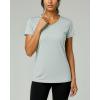 image:imageReal Essentials 5 Pack Womens DryFit Short Sleeve V Neck T Shirt Workout Fitness Yoga Top Tee Available in Plus SizeSet 9