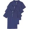 image:imageReal Essentials 3 Pack Boys Short Sleeve Jersey Cotton Polo Shirt  Uniform Youth Dress Shirt Ages 418Set 1