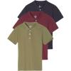 image:imageReal Essentials 3 Pack Boys Short Sleeve Jersey Cotton Polo Shirt  Uniform Youth Dress Shirt Ages 418Set 4