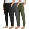 image:imageReal Essentials 3 Pack Mens Soft Lounge Sleep Joggers  Pajama Pants Drawstring amp Pockets Available in Big amp TallSet 2