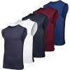 image:imageReal Essentials 3 amp 5 PackMens Dry Fit Workout Running Tank Top Gym Sleeveless Muscle Athletic Shirt Big amp Tall AvailableRegular Size  Set G