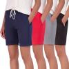 image:imageReal Essentials 4 Pack Womens 7 Mesh Bermuda Athletic Shorts  Quick Dry Workout Running Pockets Available in Plus SizeSet 3