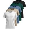 image:imageReal Essentials 5 Pack Boys Breeze Tech DryFit Short Sleeve Athletic T Shirt Active Workout Gym Kids YouthSet 4