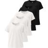 image:imageReal Essentials 5 Pack Girls Short Sleeve DryFit Athletic TShirt  Active Gym Crew Neck Tops for Teens Kids Ages 416Set 13